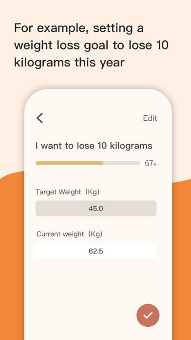 OrangeGoals -Manage Your goals Screenshot