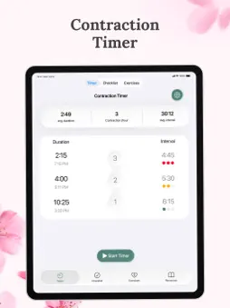 Contraction Timer ＆ Tracker screenshot 8