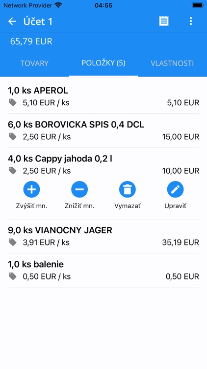 PORTOS Mobilný čašník screenshot-6