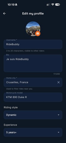 Ride-Buddy Screenshot 5 of 5