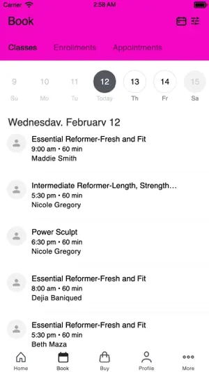 Pilates Detroit screenshot 2