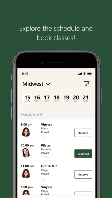 Union Yoga Studio iPhone screenshot 3 - Health & Fitness app