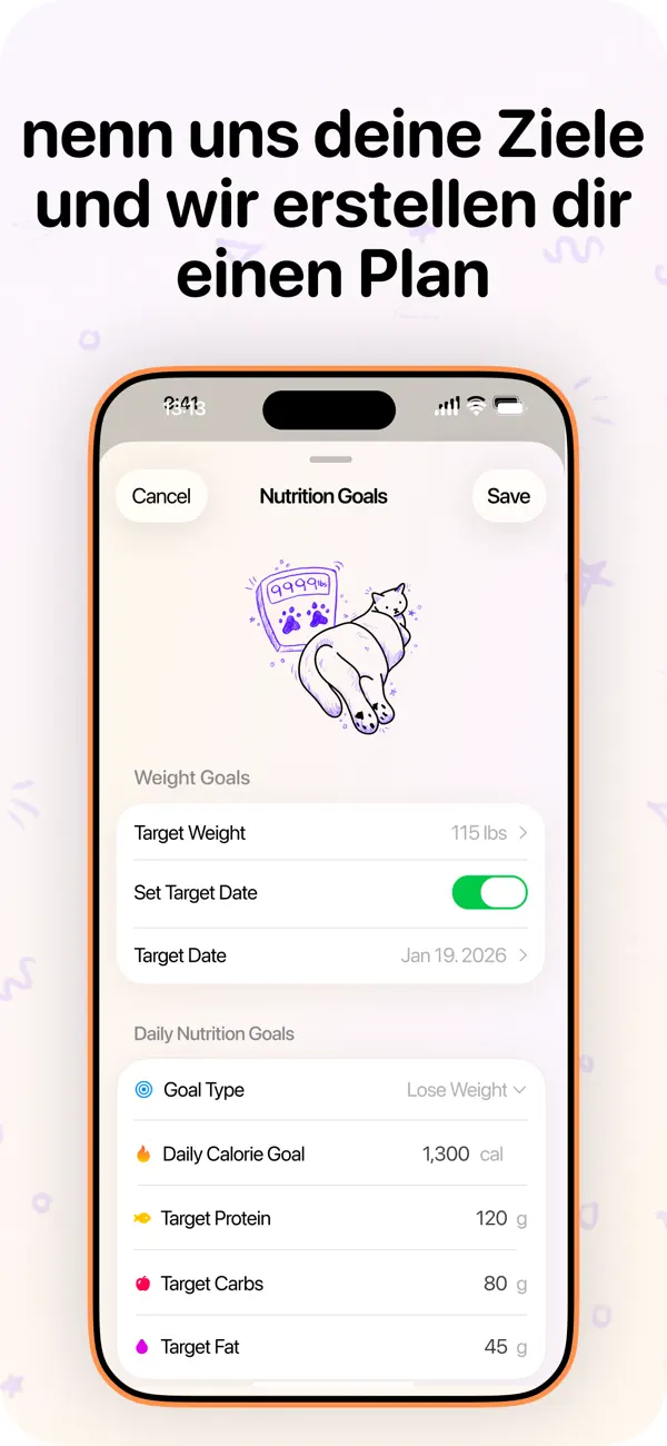 Amy Food Journal iPhone App Screenshot 7 – Gesundheit & Fitness