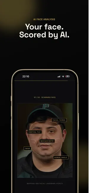 Peakd - Looksmax AI Glow Up screenshot 1
