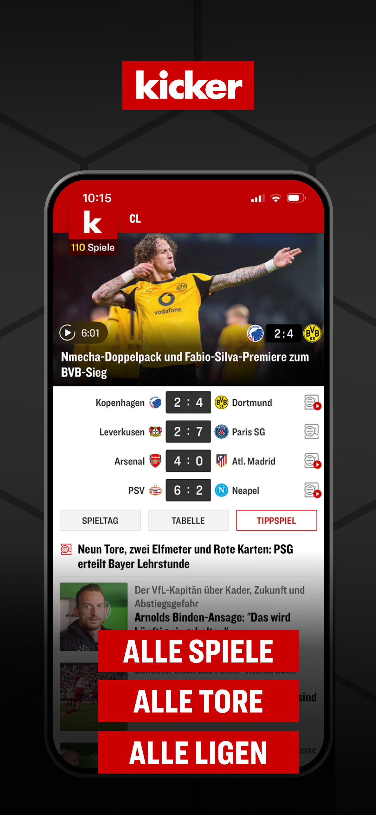 kicker Fußball News