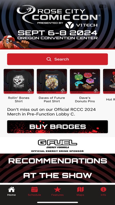 Screenshot #1 pour Rose City Comic Con 2025