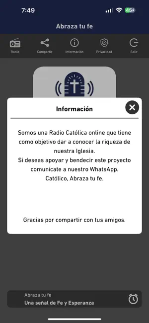 Abraza tu fe screenshot 2