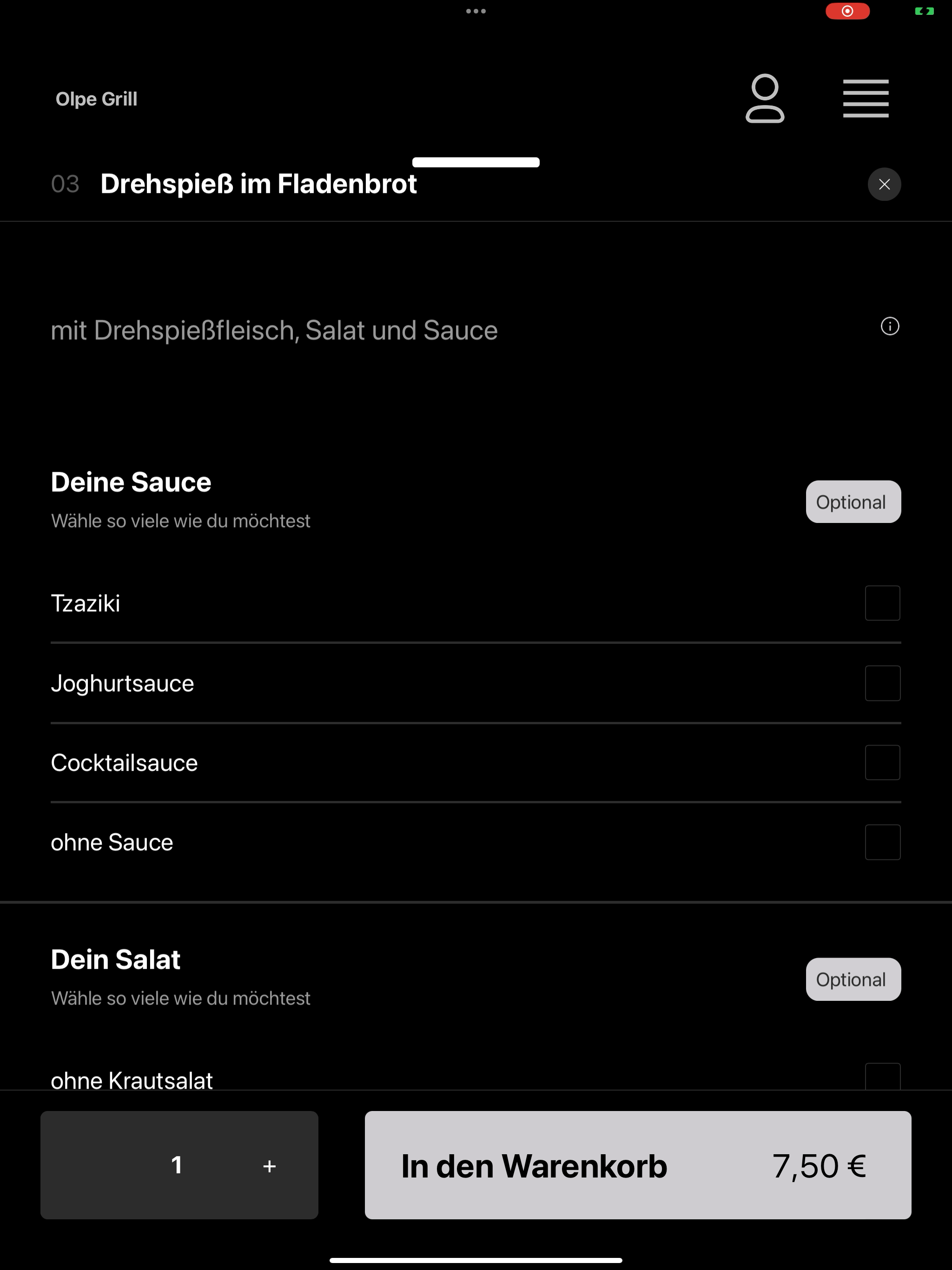 Olpe Grill screenshot 15