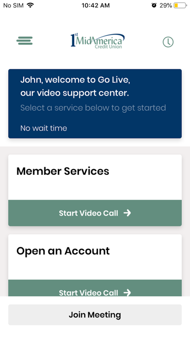 1st MidAmerica Go Live Screenshot