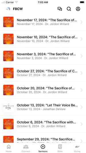 First Baptist Weddington screenshot 3