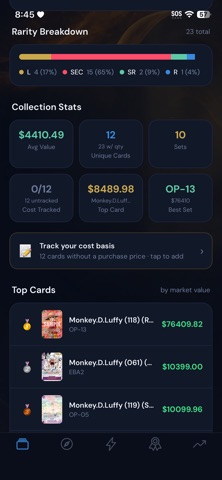 CardOS TCG: Portfolio Tracker Screenshot 7 of 10