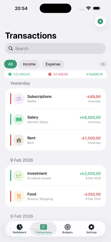 Finora - Finance Tracker screenshot 2 of 5
