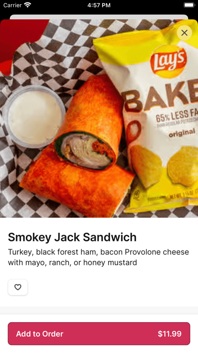 Wrapzody Gourmet Wrapz Deli iPhone screenshot 4 - Food & Drink app