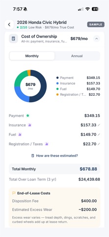 Ratifi - Contract Analyzer iPhone screenshot