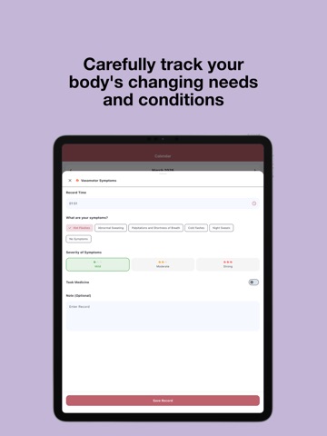 Menopause Self-Care & Support iPad screenshot
