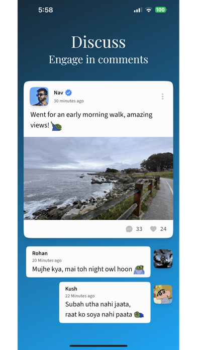 Harbor Social App Screenshot