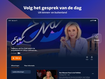 NPO Start iPad screenshot 2