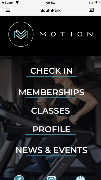 Motion Fitness Club Screenshot