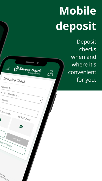 Savers Bank Mobile Banking Screenshot
