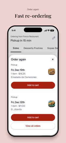 Ponce Restaurant To Go iPhone screenshot