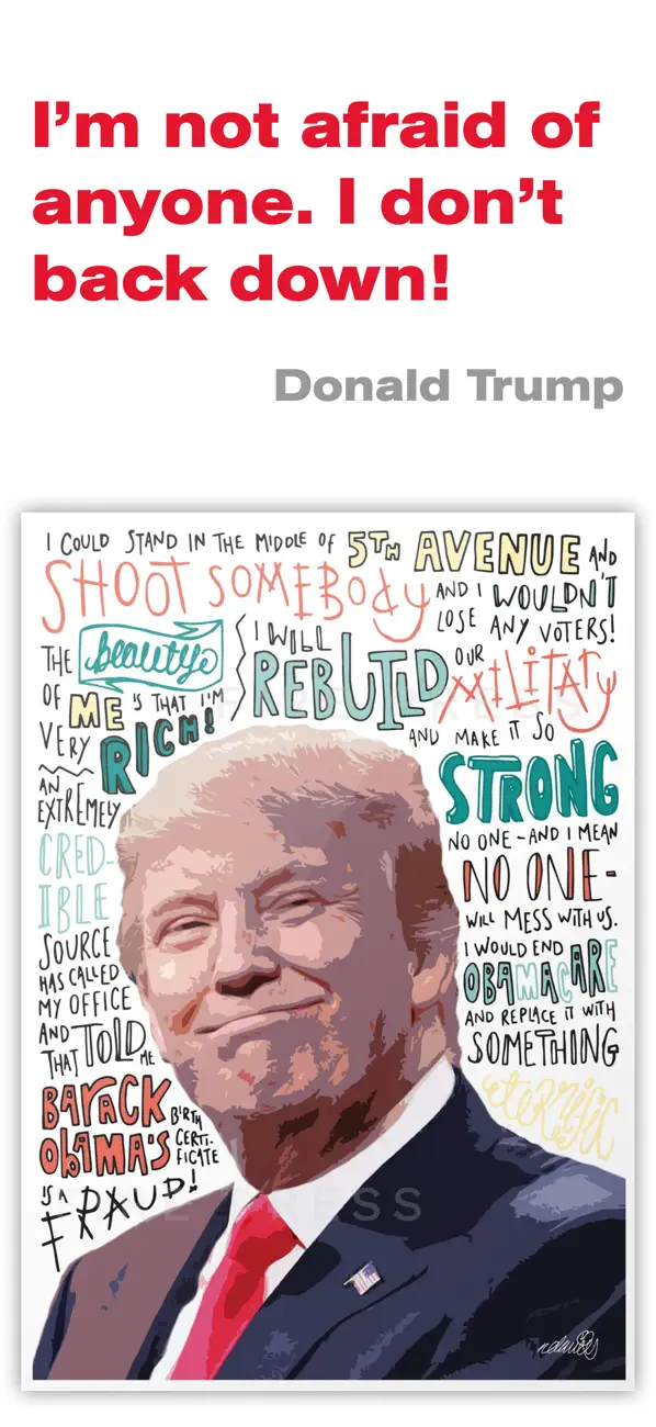 Screenshot #2 pour Trump Motivational Quotes