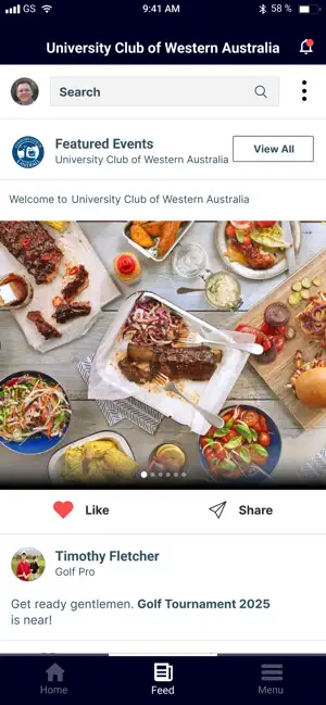 The University Club of WA screenshot 2