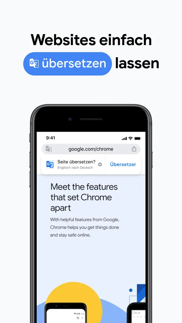 Google Chrome iPhone App Screenshot 3 – Dienstprogramme