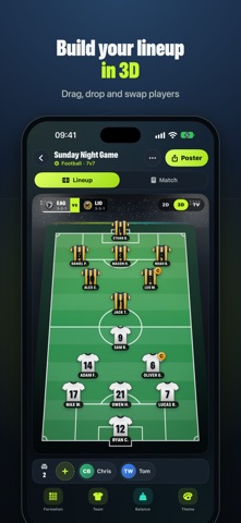 Ekipo: Team Lineup Builder screenshot 1