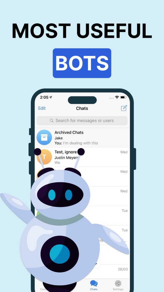 #3. Tele.Tools: Bots & Lock (iOS) Podle: Anna Chvertkova
