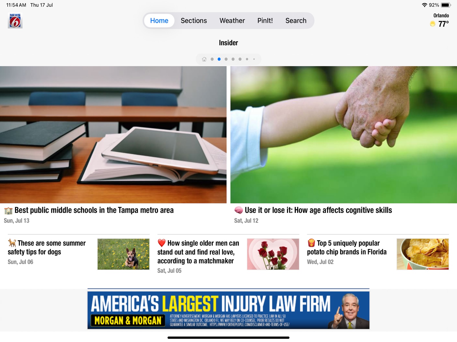 News 6 ClickOrlando - WKMG ipad screenshot 4