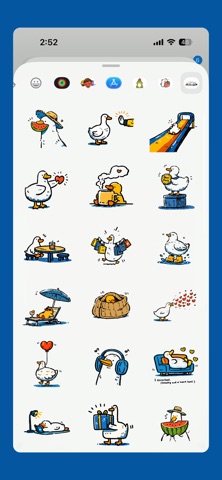 Quacky Ducks Sticker Pack Screenshot 1 of 5