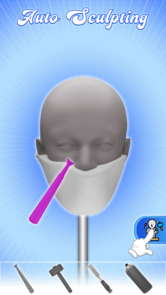 #3. Face Sculpt 3D : Clay Games (macOS) Bởi: Muhammad Wahhab Mirza