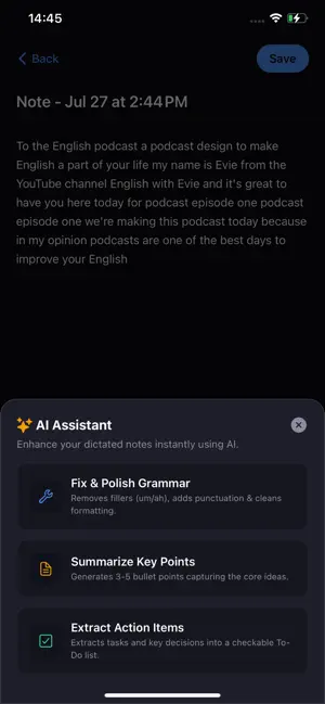 Nova Dictate: Pro Mic Speech screenshot 4