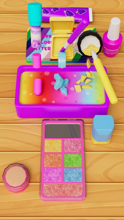 ASMR Makeup Slime Games Fun 3D screenshot-3