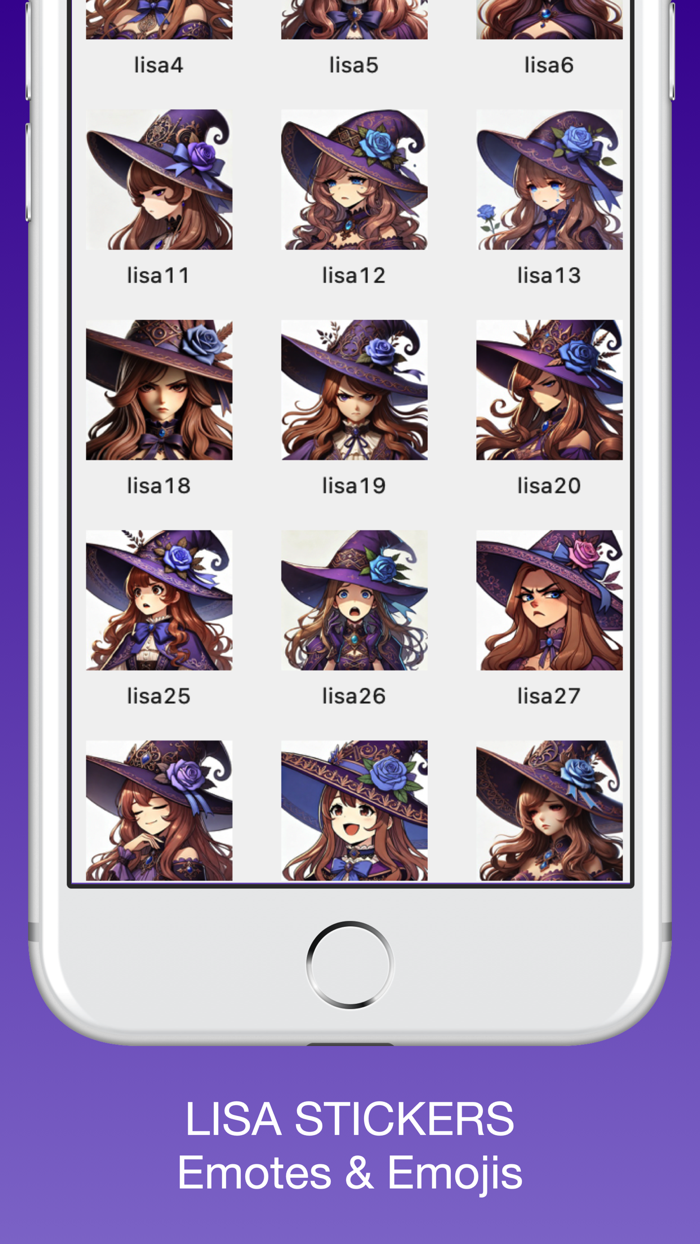 Lisa Emotes and Stickers