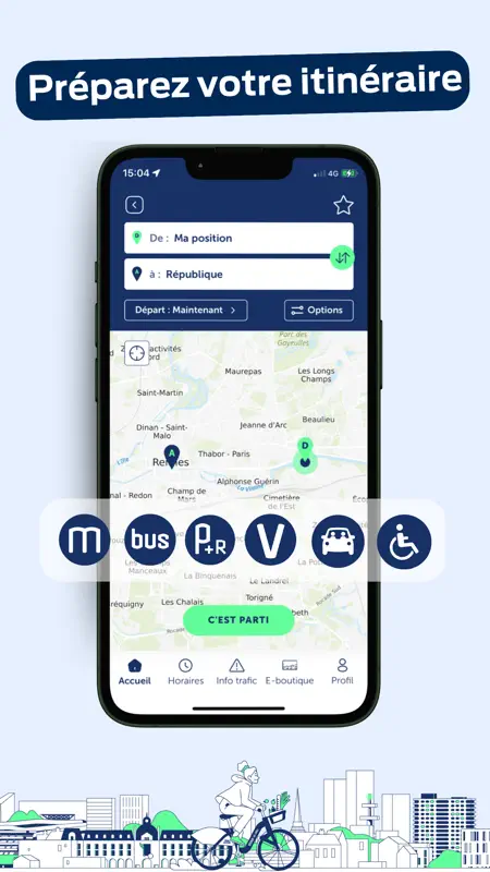 STAR : bus, métro à Rennes screenshot 5 of 9