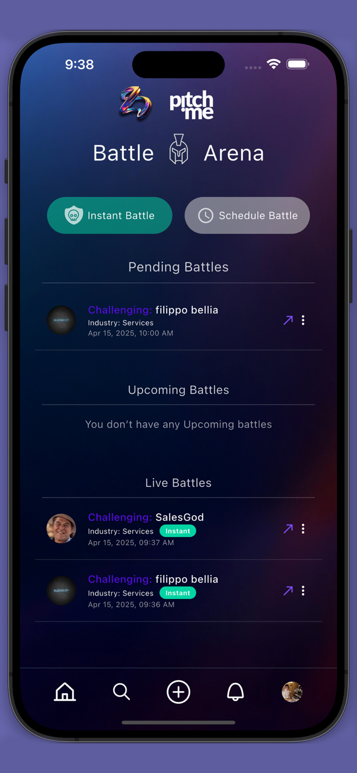 PitchMe 1.0 screenshot 1