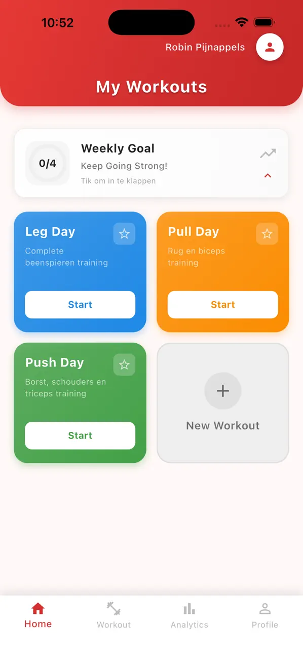 Screenshot #1 pour Weight Mate Gym