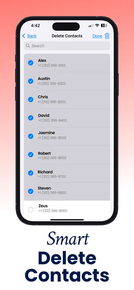 Easy Contacts: Contact Manager 联系人管理应用截图