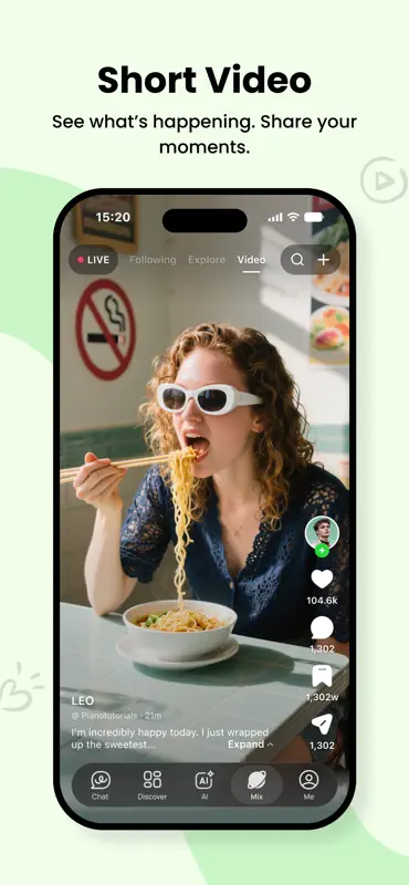 ZYMIX: Chat, Video & AI screenshot 3 of 5