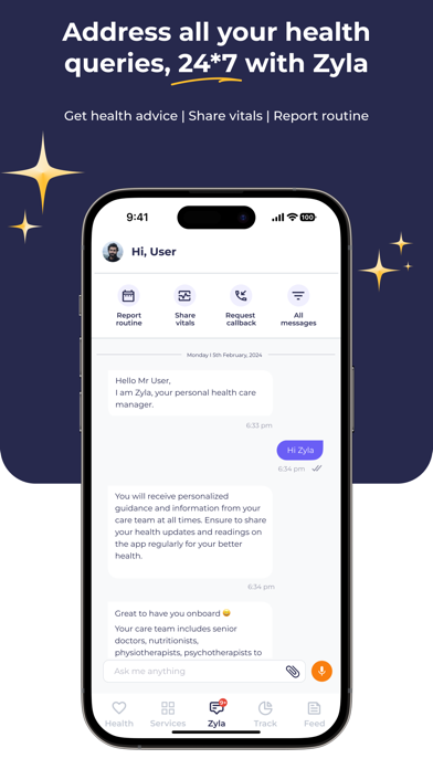 Screenshot #3 pour Zyla: Your 24x7 health expert