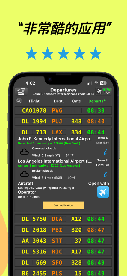 Flight Board Pro Plane Tracker App Store screenshot 3