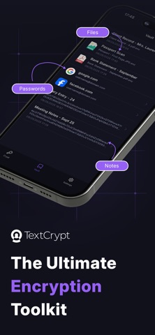 TextCrypt - Encrypted Storage Screenshot 1 of 6
