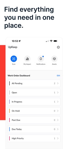 UpKeep Work Order Maintenance Screenshot 1 of 5