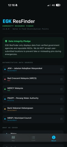 EGK ResFinder screenshot