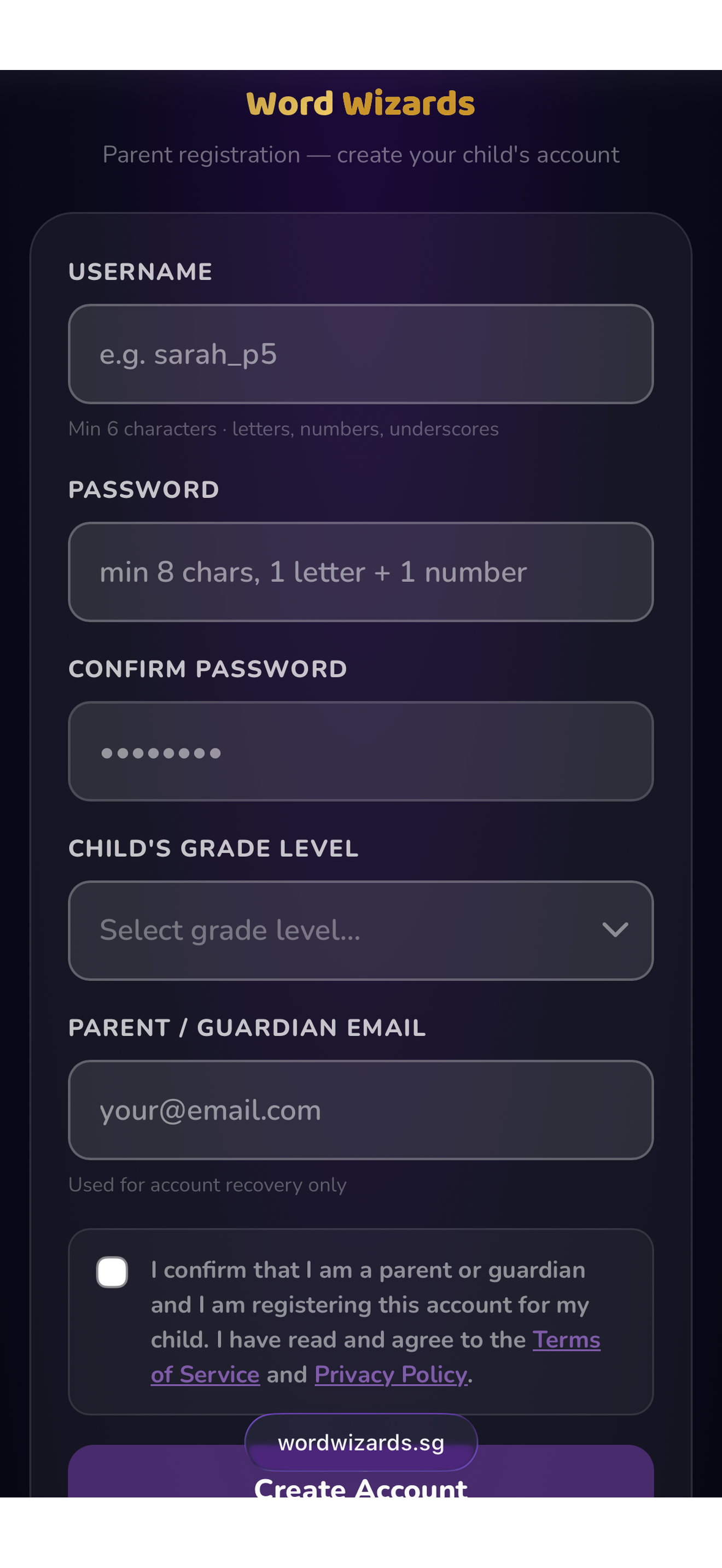 WordWizards SG