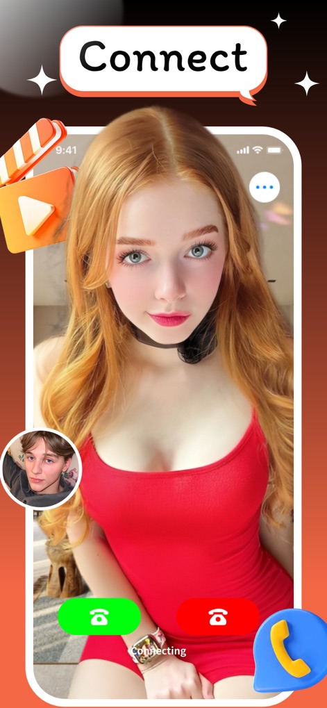 Viewr：Video Chat & Share Life - viewr-video-chat-connect-interface