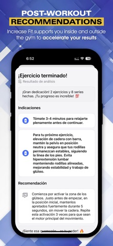 Increase Fit AI Gym Trainer iPhone screenshot