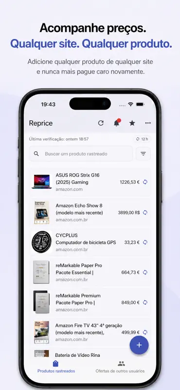 Rastreador de Preços · Reprice screenshot 1 of 5