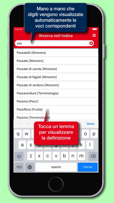Screenshot #2 pour Dizionario Gastronomico Hoepli